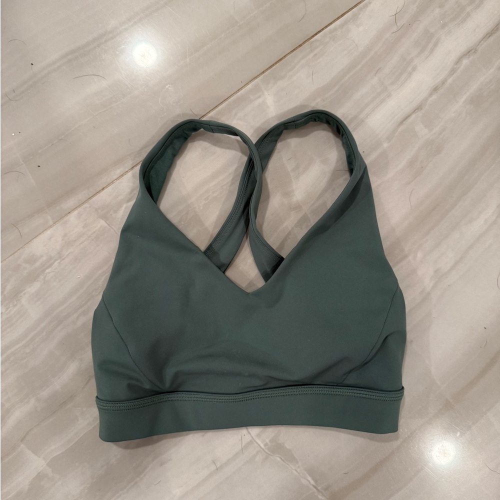 Lululemon Athletica Deep Green Sports Bra
